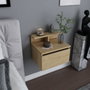 Hanah Home Alice Mesilla de Noche Roble